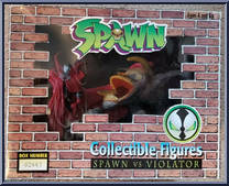 Spawn vs Violator from Spawn - Collectors Club Exclusives manufactured by McFarlane [Front]