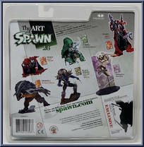 Tiffany 3 (Issue 45 Art)  from Spawn - Series 26 - The Art of Spawn manufactured by McFarlane [Back]