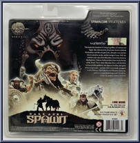 Valkerie from Spawn - Series 22 - Viking Age manufactured by McFarlane [Back]