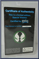Violator (Red) from Spawn - Collectors Club Exclusives manufactured by McFarlane [Back]