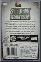 Beast from Spider-Man (2000) - Marvel Universe Die-Cast manufactured by Toy Biz [Back]