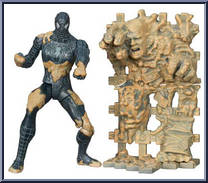 Spider-Man (Black Costume / Super Kick) Action Figure
