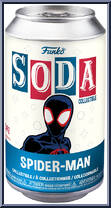 Spider-Man (Unmasked) from Spider-Man - Across the Spider-Verse - Soda manufactured by Funko [Front]