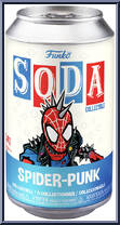 Spider-Punk (Unmasked) from Spider-Man - Across the Spider-Verse - Soda manufactured by Funko [Front]