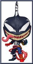 Captain Marvel (Venomized) from Spider-Man - Spider-Man Maximum Venom Pop! manufactured by Funko [Loose]