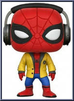 Spider-Man (Headphones) from Spider-Man - Spider-Man Homecoming Pop! manufactured by Funko [Loose]