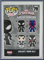 Spider-Man (Black Suit) from Spider-Man - Spider-Man Pop! manufactured by Funko [Back]
