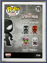 Spider-Man (Black Suit) (Glows in the Dark) from Spider-Man - Spider-Man Pop! manufactured by Funko [Back]