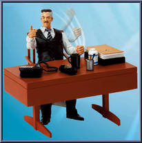 J. Jonah Jameson from Spider-Man - Movie - Series 1 manufactured by Toy Biz [Loose]