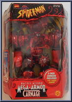 Carnage from Spider-Man - Mega Armor manufactured by Toy Biz [Front]