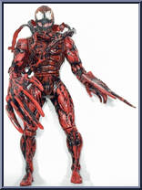 Carnage (Unleashed) from Spider-Man - Animated - Series 6 manufactured by Toy Biz [Loose]