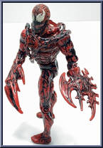 Carnage (Unleashed) from Spider-Man - Animated - Series 6 manufactured by Toy Biz [Loose]