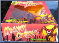 Carnage (10" Deluxe Edition) from Spider-Man - Maximum Carnage manufactured by Toy Biz [Side]
