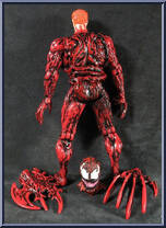 Carnage (Unleashed) from Spider-Man - Animated - Series 6 manufactured by Toy Biz [Loose]