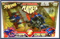 Deep Space Battle Ships from Spider-Man - Attack Playsets manufactured by Toy Biz [Front]