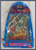 Electronic Pinball Game from Spider-Man - Games manufactured by Toy Biz [Front]