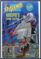Kingpin's Crime Central  from Spider-Man - Mini-Playcases manufactured by Toy Biz [Front]
