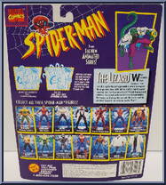 Lizard from Spider-Man - Animated - Series 2 manufactured by Toy Biz [Back]