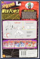 Lizard (Spider-Smash) from Spider-Man - Web Force manufactured by Toy Biz [Back]