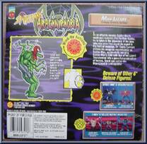 Man-Lizard from Spider-Man - Arachniphobia manufactured by Toy Biz [Back]