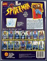 Peter Parker from Spider-Man - Animated - Series 2 manufactured by Toy Biz [Back]