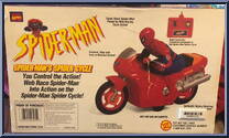 Radio Control Spider Cycle  from Spider-Man - Vehicles manufactured by Toy Biz [Back]
