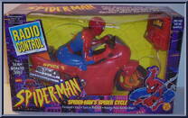 Radio Control Spider Cycle  from Spider-Man - Vehicles manufactured by Toy Biz [Front]
