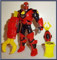 Radioactive Spider Armor from Spider-Man - Techno Wars manufactured by Toy Biz [Loose]