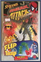 Red Skull from Spider-Man - Flip 'N Trap manufactured by Toy Biz [Front]