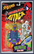 Silver Sable from Spider-Man - Bug Busters manufactured by Toy Biz [Front]