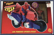 Spider Cycle from Spider-Man - Vehicles manufactured by Toy Biz [Front]