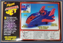 Spider Jet from Spider-Man - Vehicles manufactured by Toy Biz [Back]