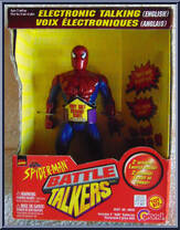 Spider-Man from Spider-Man - 7" Battle Talkers manufactured by Toy Biz [Front]