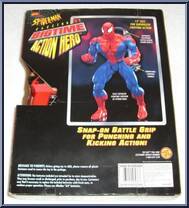 Spider-Man from Spider-Man - 13" Big Time Action Hero manufactured by Toy Biz [Back]