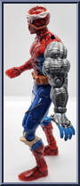 Spider-Man (Cyborg) from Spider-Man - Spider-Wars manufactured by Toy Biz [Loose]