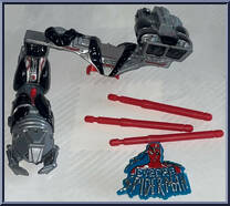 Spider-Man (Cyborg) from Spider-Man - Spider-Wars manufactured by Toy Biz [Loose]