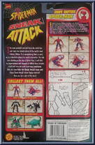 Spider-Man from Spider-Man - Shape Shifters manufactured by Toy Biz [Back]