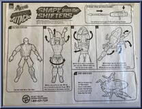 Spider-Man from Spider-Man - Shape Shifters manufactured by Toy Biz [Instructions]