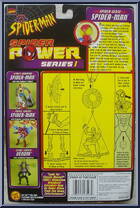 Spider-Man (Spider-Sense) from Spider-Man - Spider Power - Series 1 manufactured by Toy Biz [Back]