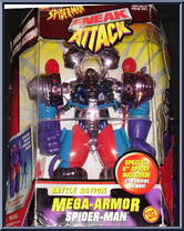 Spider-Man (Spider Sense) from Spider-Man - Mega Armor manufactured by Toy Biz [Front]