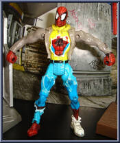 Spider-Man (Street Warrior) from Spider-Man - Spider Power - Series 1 manufactured by Toy Biz [Loose]