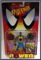 Spider-Man (Street Warrior) from Spider-Man - Spider Power - Series 1 manufactured by Toy Biz [Front]