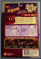 Spider-Man from Spider-Man - Web Trap manufactured by Toy Biz [Back]