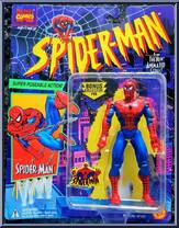 Spider-Man (Super Poseable) from Spider-Man - Animated - Series 3 manufactured by Toy Biz [Front]