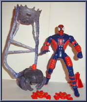 Spider-Man (Web Trap Catcher) from Spider-Man - Flip 'N Trap manufactured by Toy Biz [Loose]