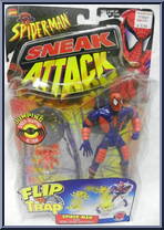 Spider-Man (Web Trap Catcher) from Spider-Man - Flip 'N Trap manufactured by Toy Biz [Front]