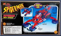 Spider Sky Cycle from Spider-Man - Vehicles manufactured by Toy Biz [Back]
