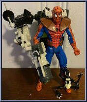 Anti-Symbiote Spidey from Spider-Man - Techno Wars manufactured by Toy Biz [Loose]