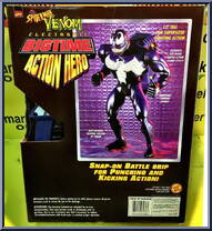 Venom from Spider-Man - 13" Big Time Action Hero manufactured by Toy Biz [Back]