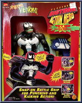 Venom from Spider-Man - 13" Big Time Action Hero manufactured by Toy Biz [Front]